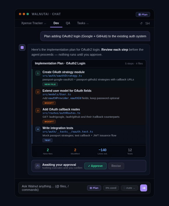 Plan complex features before any code is touched