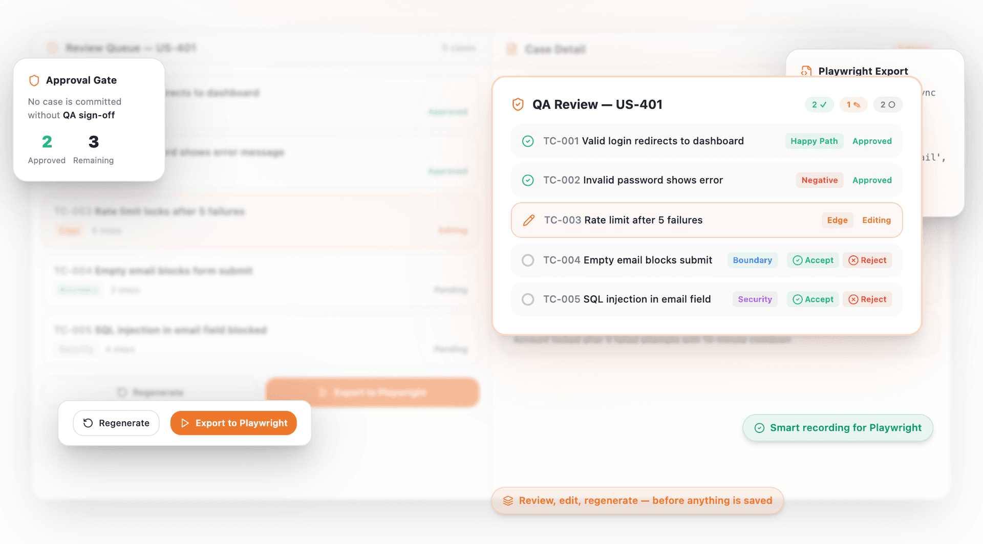 Every case goes through human review before it’s saved