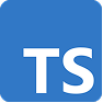 TypeScript programming language logo